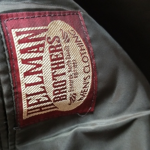 BROWN 100% Wool Two Button Single Breasted Sport Coat/Jacket - Marco Carelli 42R - Picture 10 of 14